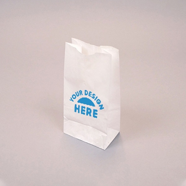 Custom-Printed White Kraft 4-lb Bag